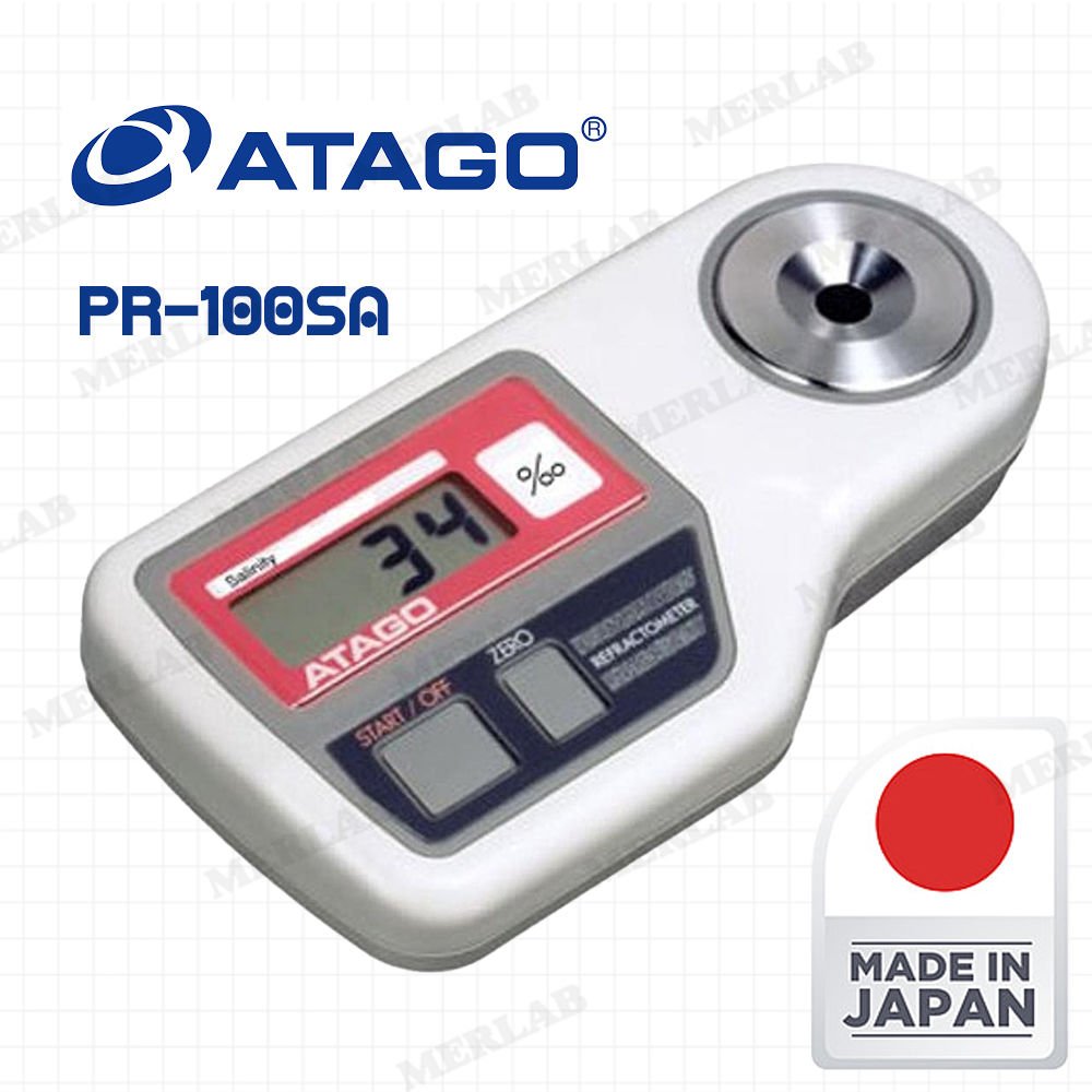 Atago PR-100SA (Tuzluluk) Dijital Refraktometresi  0-100%