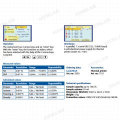 Funke Gerber Lactoflash 6 Parametre Hızlı Ekonomık Süt Analiz Cihazı