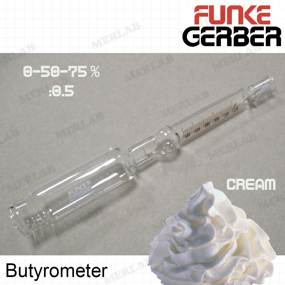 Funke Gerber Krema Bütirometresi, 0-50-75 %:0.5