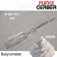 Funke Gerber Krema Bütirometresi, 0-50-75 %:0.5
