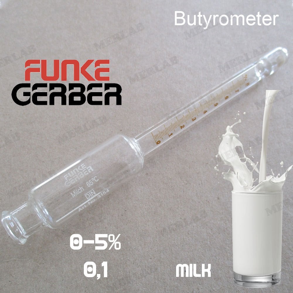 Funke Gerber Süt Bütirometresi 3154,  0-8 %:0.1