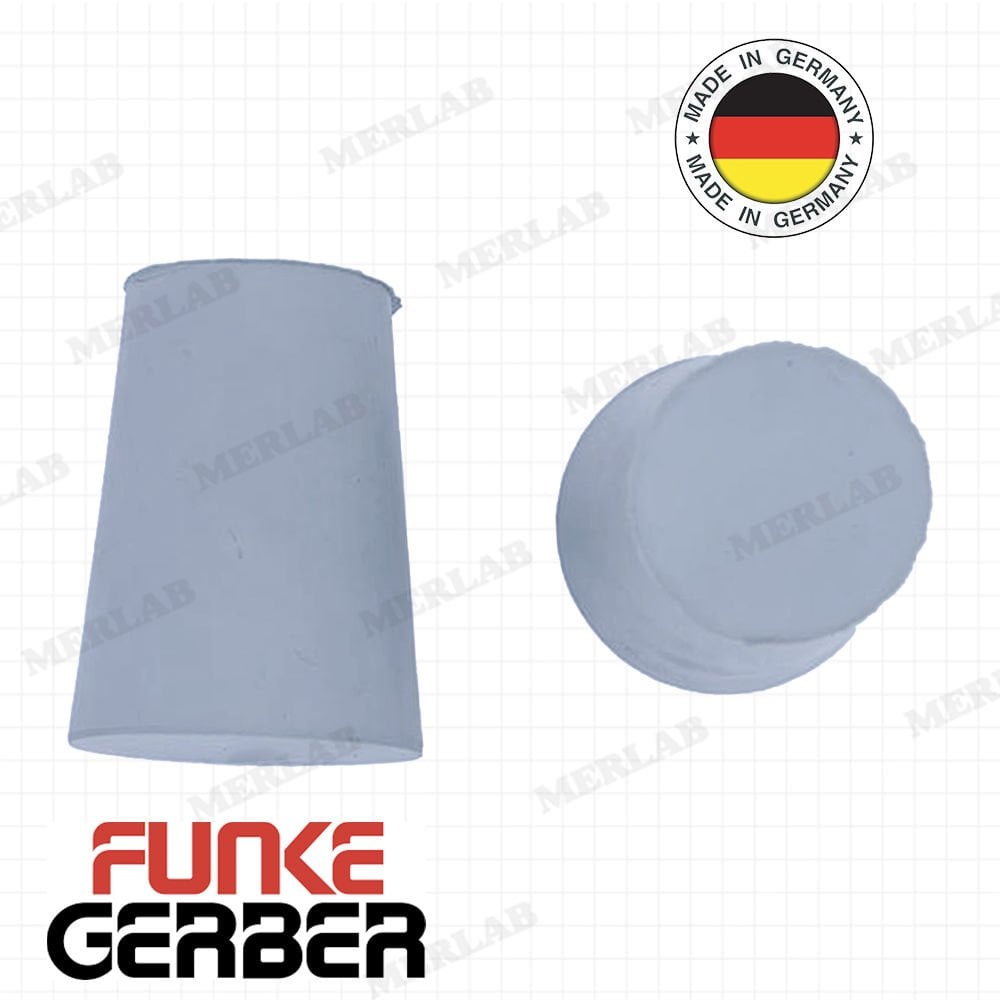 Funke Gerber Küçük Kauçuk Gri Bütorimetre Tıpası