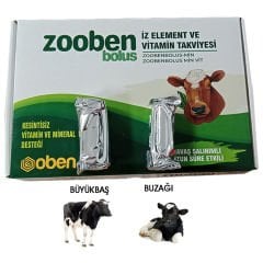 Bolus 12'li Zooben Büyükbaş 110 gr x 12 Bolus