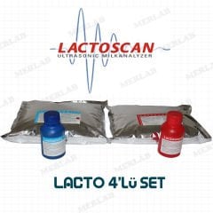 Lactoscan Süt Analiz Cihazı Temizleyici 4'lü Set
