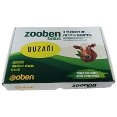 Buzağı Bolus 12'li ZOOBEN 40 gr x 12 adet Bolus Vitamin Takviyesi