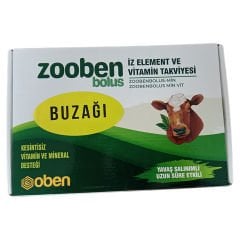 Buzağı Bolus 12'li ZOOBEN 51 gr x 12 adet Bolus Vitamin Takviyesi