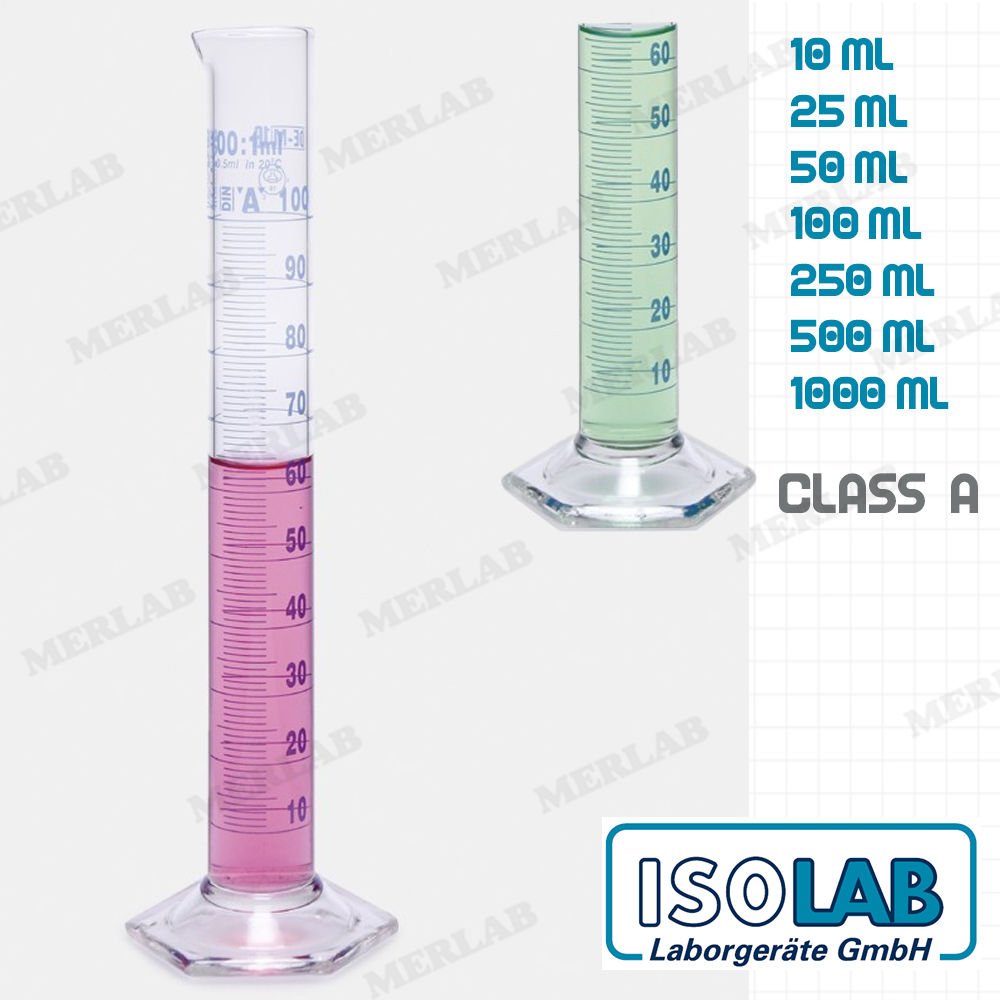 ISOLAB Class A Cam Mezürler Ölçüm Silindiri