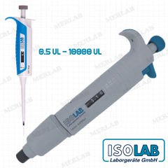 ISOLAB Hacim Ayarlı Mikropipetler Tek Kanallı Otoklavlanabilir 2000-10000 µl