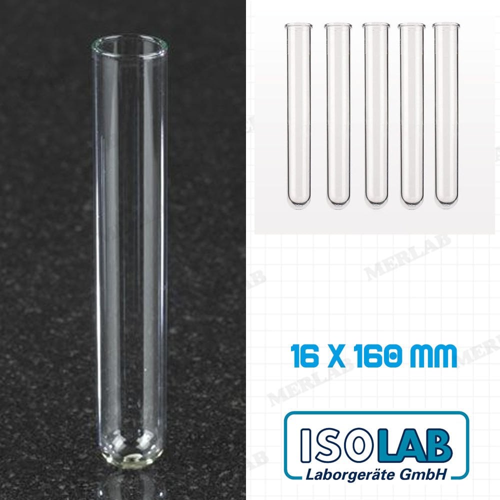 ISOLAB Cam Test Tüpü 16x160 mm 100'lü Paket