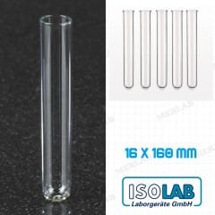 ISOLAB Cam Test Tüpü 16x160 mm 100'lü Paket