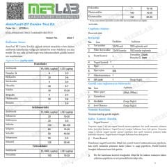 AnticFast® BT Combo Antibiyotik Test Kiti