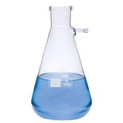 Isolab Nuçe Erlenler Cam Giriş Borulu Yan Kollu 500 ml