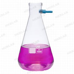 Isolab Cam Nuçe Erlenler Plastik Giriş Borulu Yan Kollu