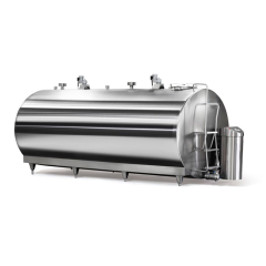 Paslanmaz Yatay Süt Soğutma Tankı