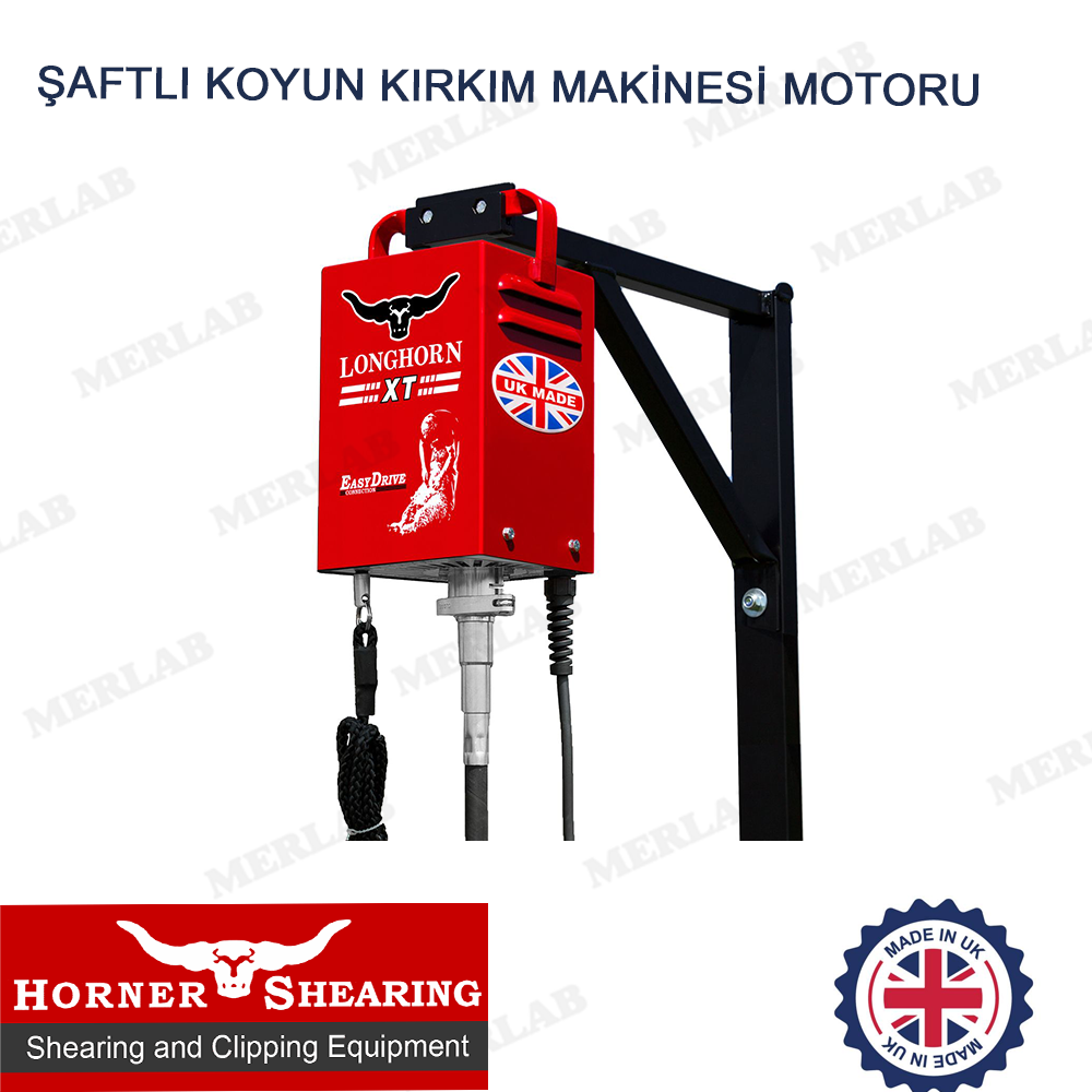 Longhorn XT Şaftlı Koyun Kırkma Makinesi Motoru