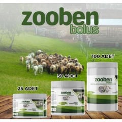 Zooben Küçükbaş Bolus Mineral ve Vitamin Destek Takviyesi 50'li Paket
