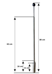 Yaylı Mıknatıs Yutturma Sondası Geniş Ağızlı